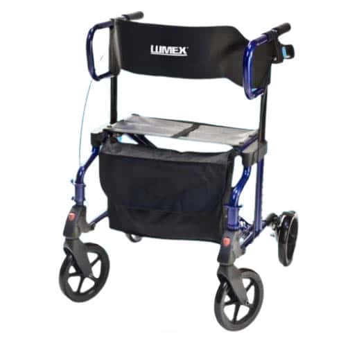Lumex HybridLX Rollator Transport Chair - Image 1