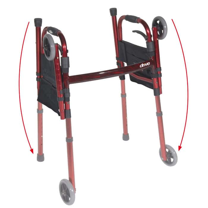 Drive Deluxe folding travel walker - Image 2