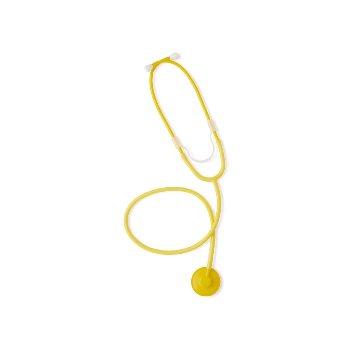 Medline Disposable Stethoscope with Plastic Binaural, Yellow - Image 1