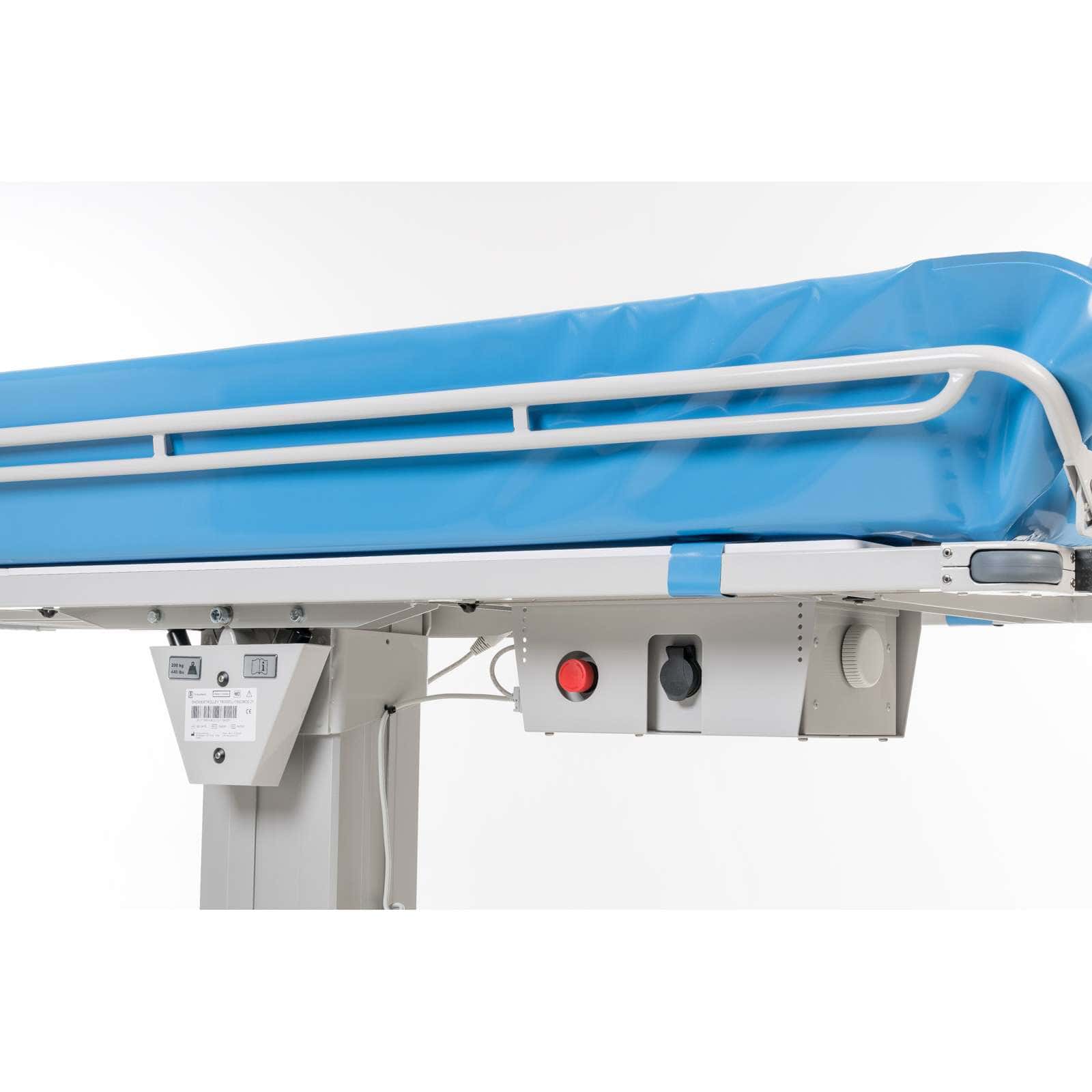 TR 3000 Battery Operated Height Adjustable Shower Trolley By TR Equipment - Image 2