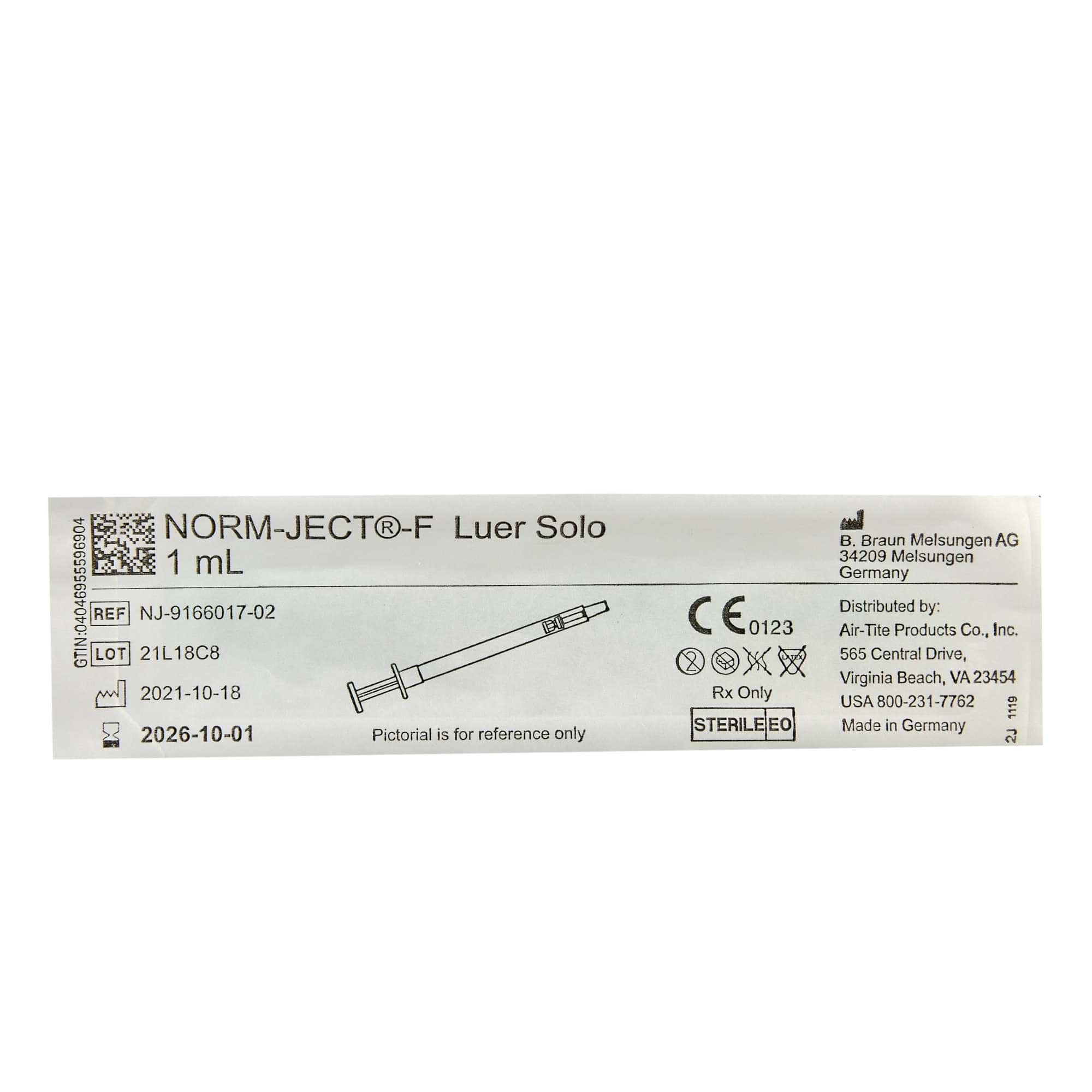 Norm-Ject Tuberculin Syringe - Image 3