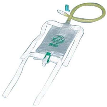 Dispoz-A-Bag Leg Bag with Flip-Flo Valve and Extension Tubing - Image 2