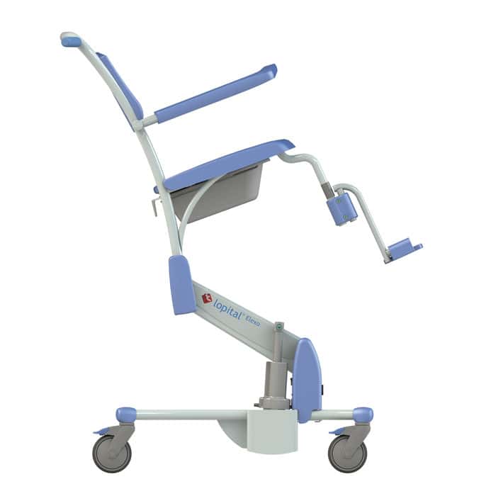 Lopital Elexo Shower-Toilet Chair with Tilt-in-Space - Image 4