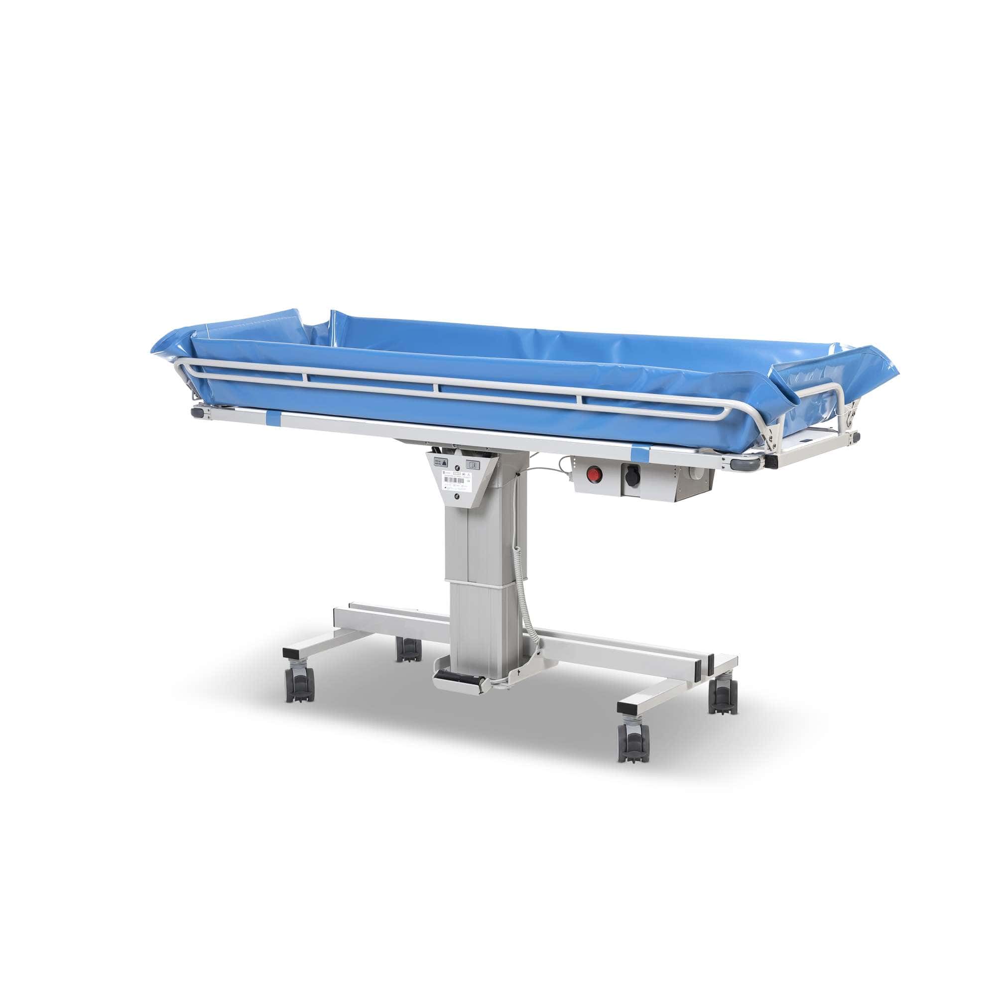 TR 3000 Battery Operated Height Adjustable Shower Trolley By TR Equipment - Image 1