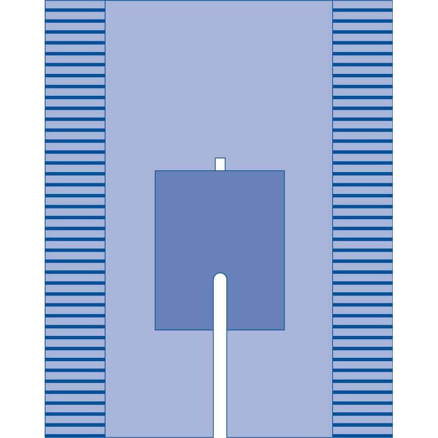 Medline Sterile Split Surgical Drape with Adhesive - Image 1