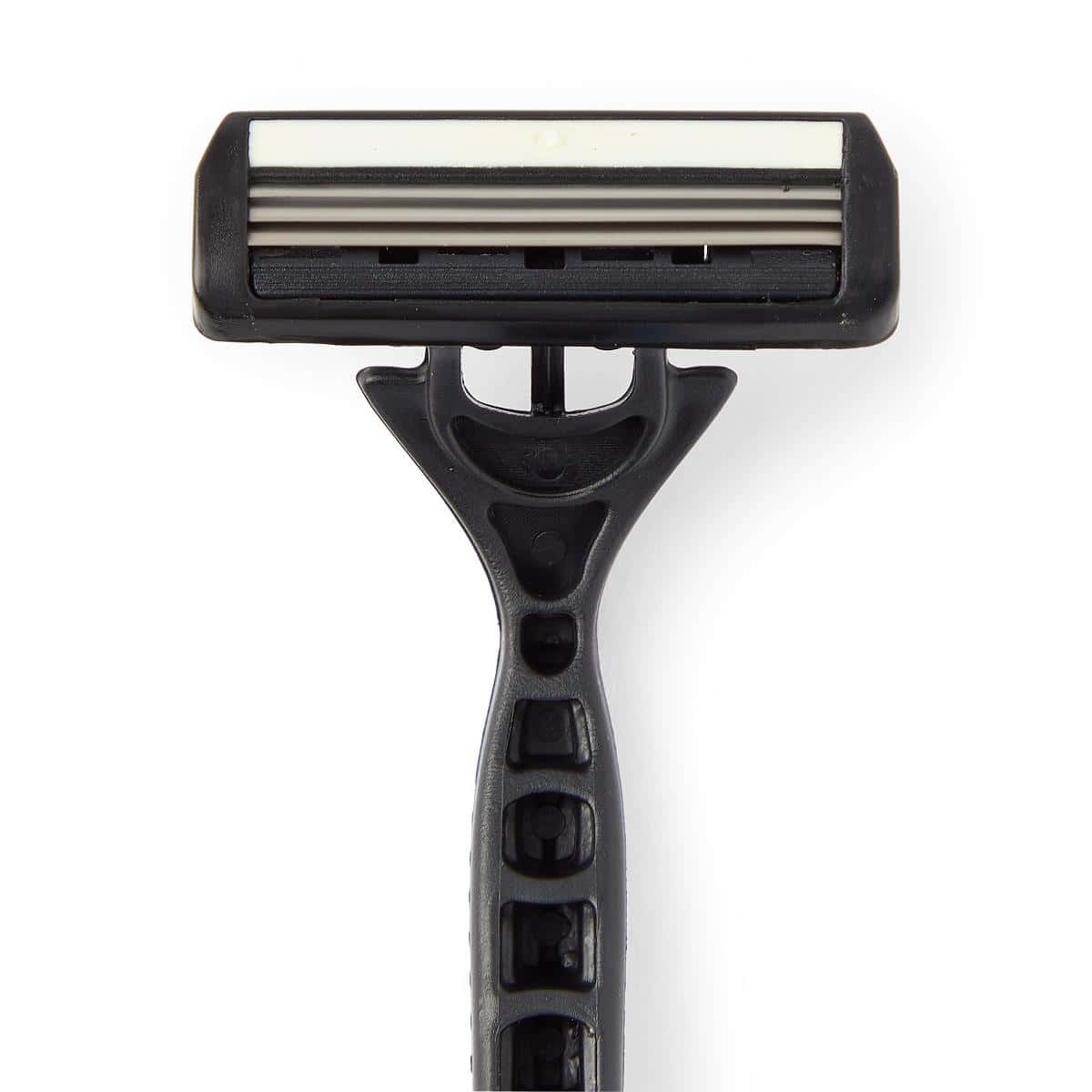 Medline Triple Blade Facial Razors with Lubrication Strip - Image 2