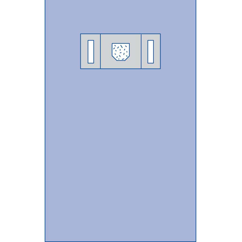 Medline Full-Body Eye Surgical Drape with Incise and Pouch - Case of 10 - Image 1