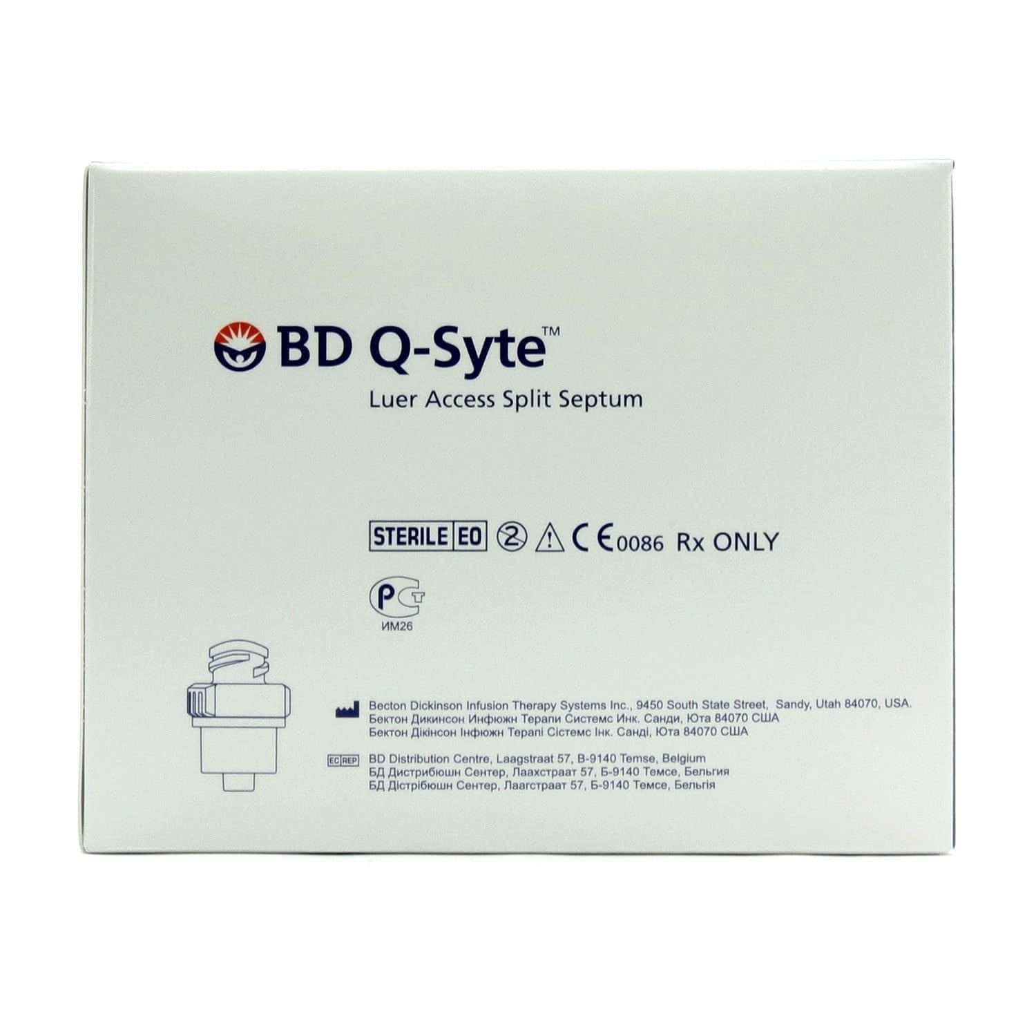 BD Q-Syte Luer Access Split-Septum Stand-Alone Device - Image 2