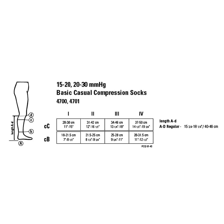 Juzo Basic Casual Knee High Compression Socks - Image 3