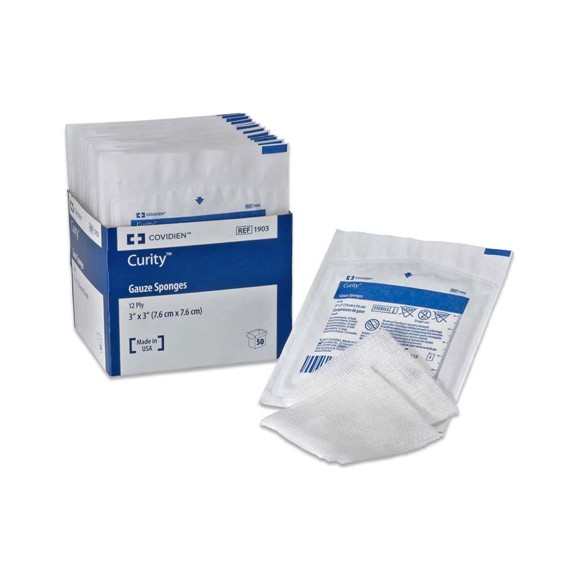 Curity Gauze Sponges, Non-Sterile - Image 1