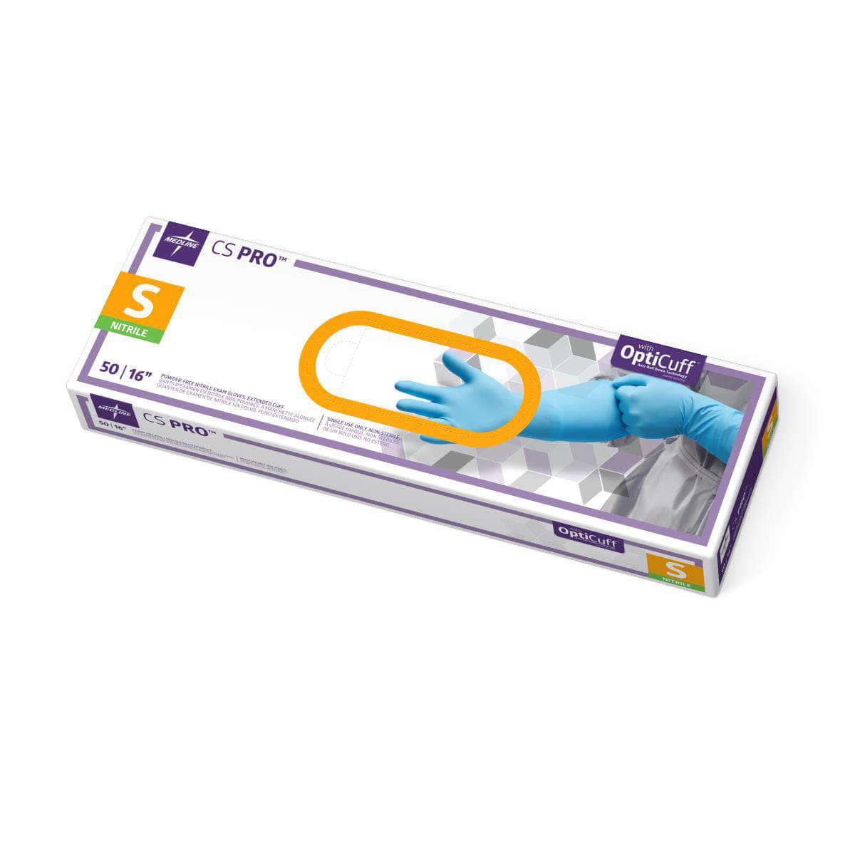 CS Pro 16" Extended Cuff Nitrile Exam Gloves - Image 1