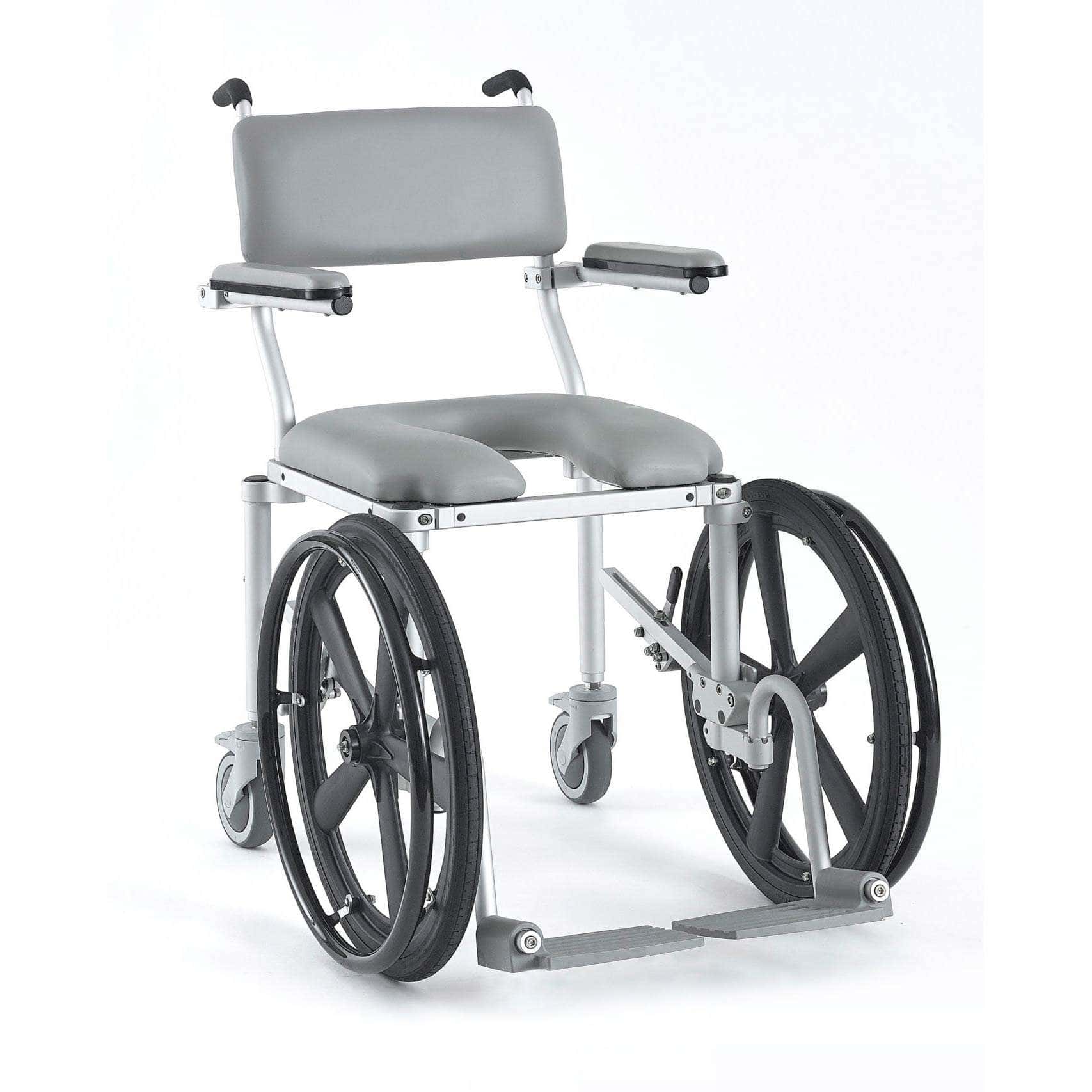 Nuprodx multiCHAIR 4020RX Roll-In-Shower Commode Chair - Self Propelled - Image 1