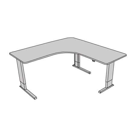 Infinity Adjustable Perfect Corner Desk - Image 1