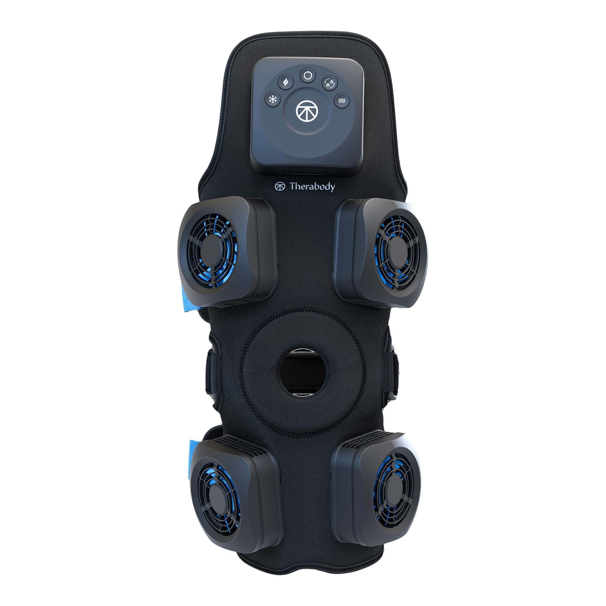 Therabody RecoveryTherm Hot and Cold Vibration Knee Therapy, Black - Image 1