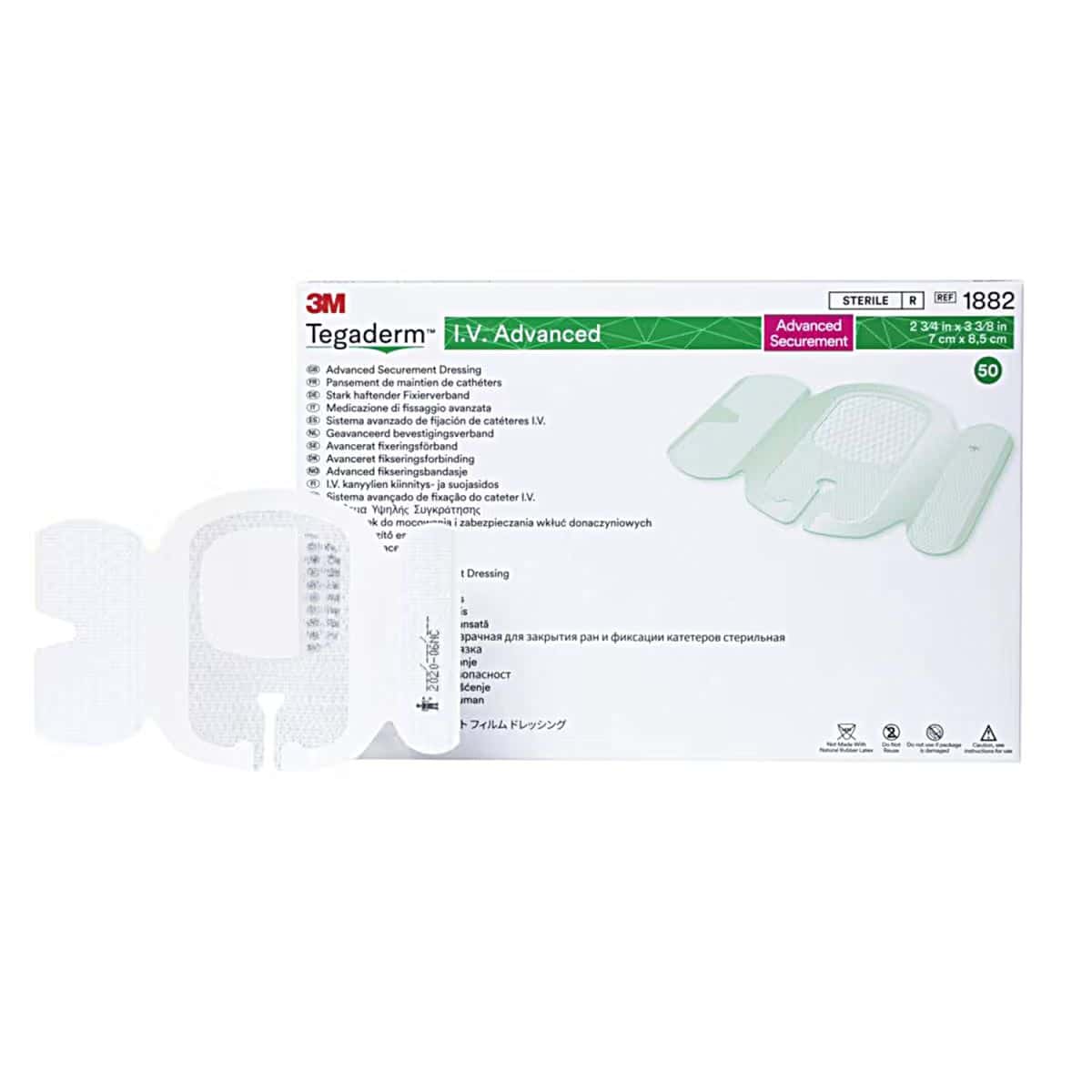 3M Tegaderm I.V. Advanced Securement Dressing - Image 1