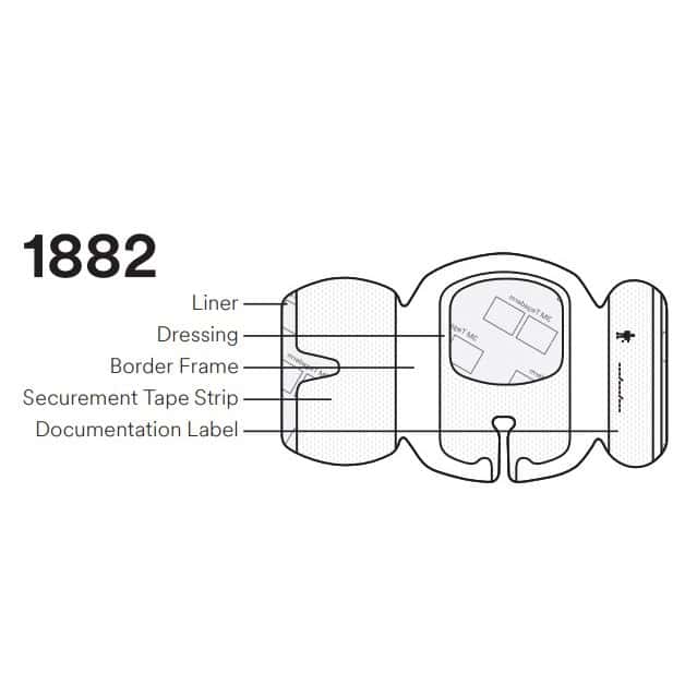 3M Tegaderm I.V. Advanced Securement Dressing - Image 3