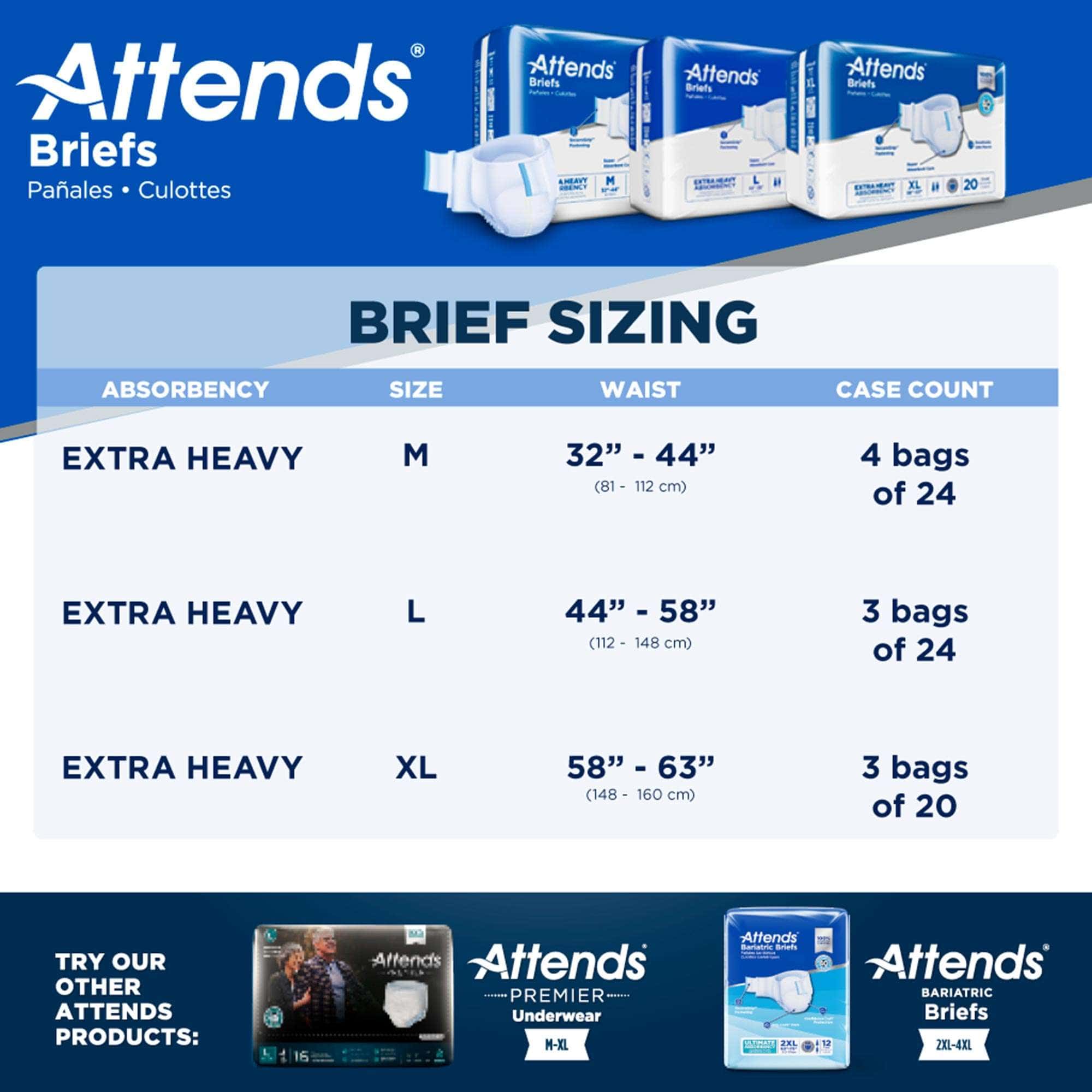 Attends Care Advanced Extra Heavy Absorbency Briefs - Image 4