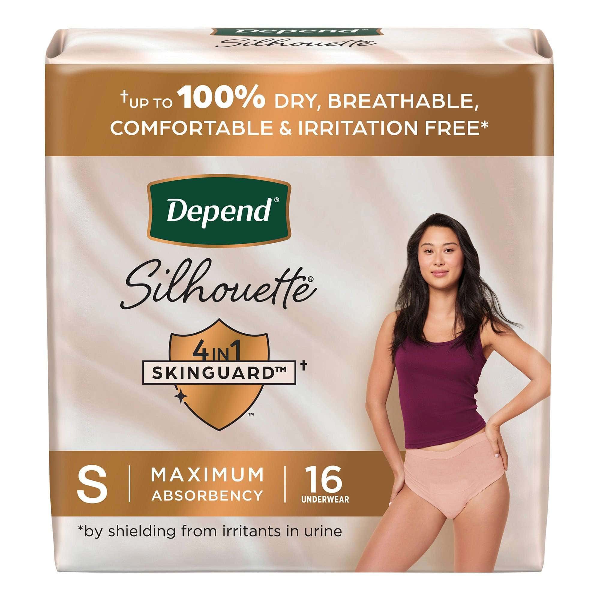 Depend Silhouette Maximum Absorbency Underwear for Women - Image 1