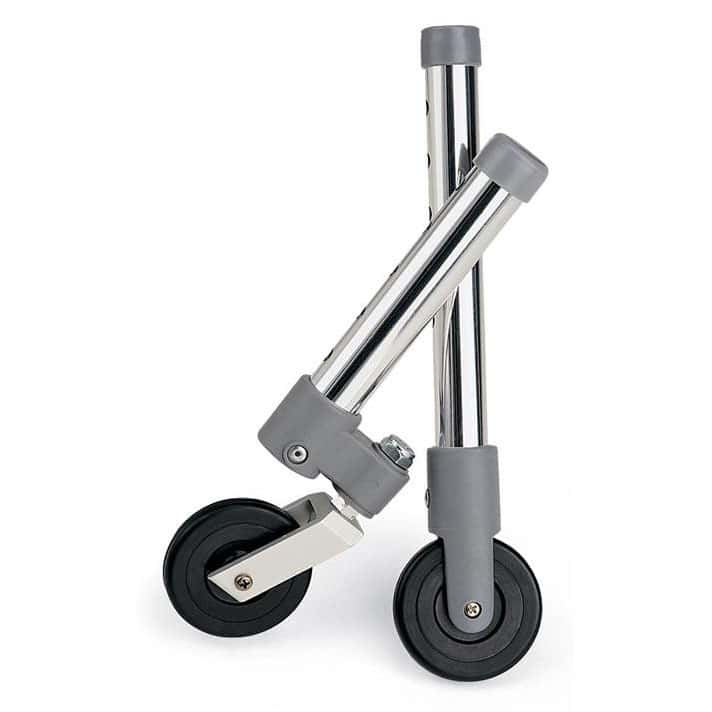 Medline Walker 3 Inch Swivel Caster Wheel - Set of 2 - Image 1