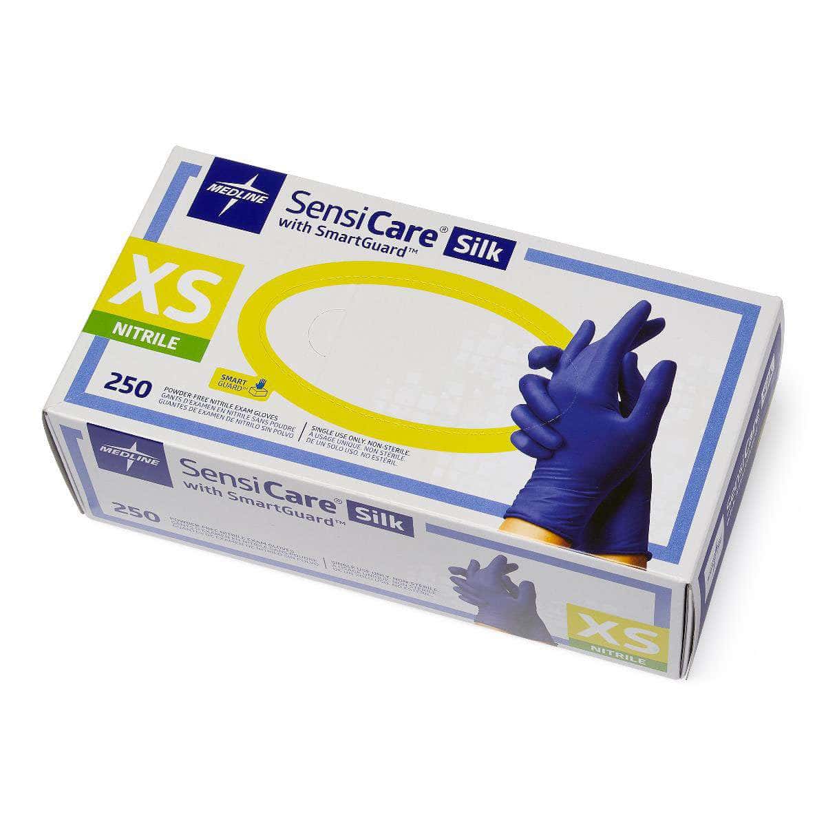 SensiCare Silk Nitrile Exam Gloves with SmartGuard Film - Image 1