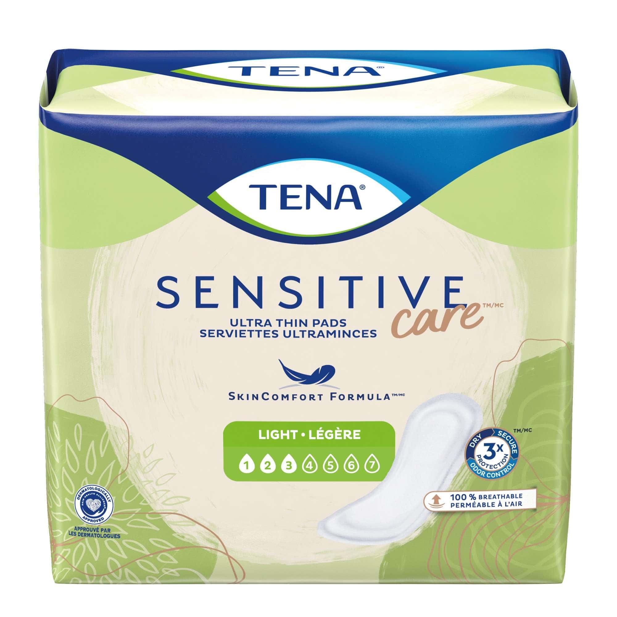 TENA Sensitive Care Ultra Thin Light Incontinence pads - Image 1