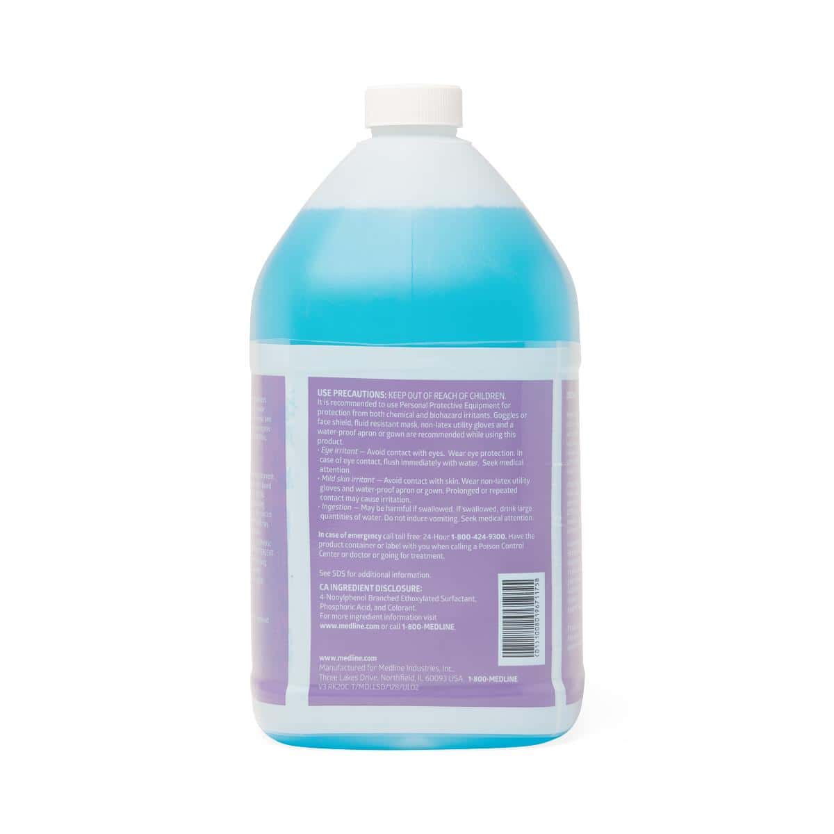 Medline Low Suds Neutral Detergent - Case of 4 - Image 2