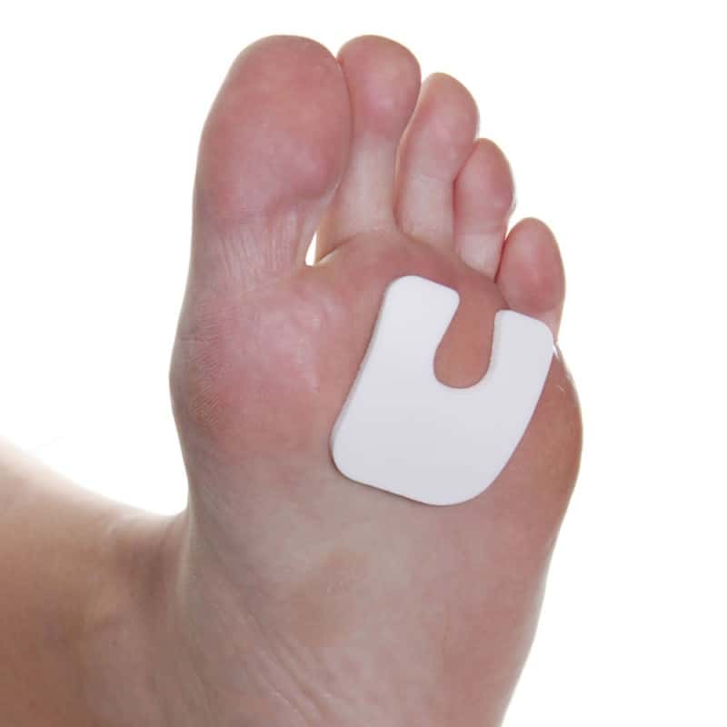 Dr. Jill's J-18 Callus Pad Beige 1/8 Inch Thick Adhesive One Size Fits Most - Bag of 100 - Image 3