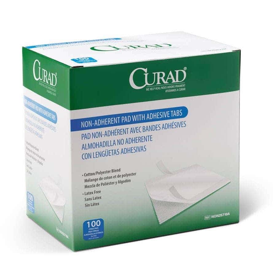 Curad Sterile Non-adherent Pads with Adhesive Tabs - Image 2