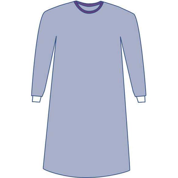 Medline Sirus Nonreinforced Gown with ABS Towel - Image 1