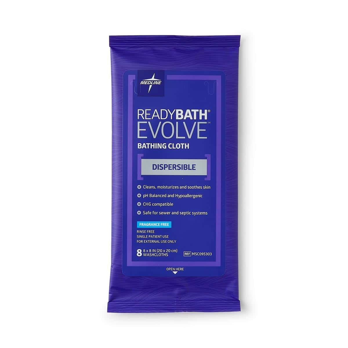 ReadyBath Evolve Fragrance-Free Bathing Wipes - Image 1