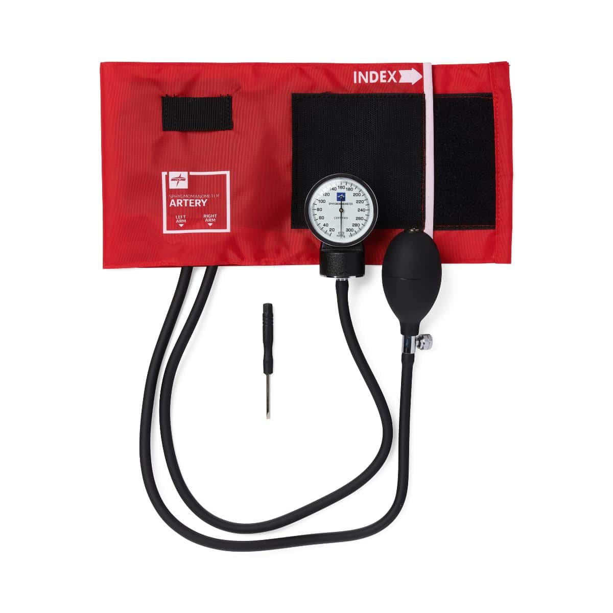 Medline Compli-Mates Handheld Aneroid Sphygmomanometer with Nylon Case - Image 1