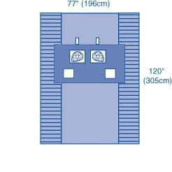 Medline Sterile Barrier Precautions Central Line Pack - Case of 6 - Image 2