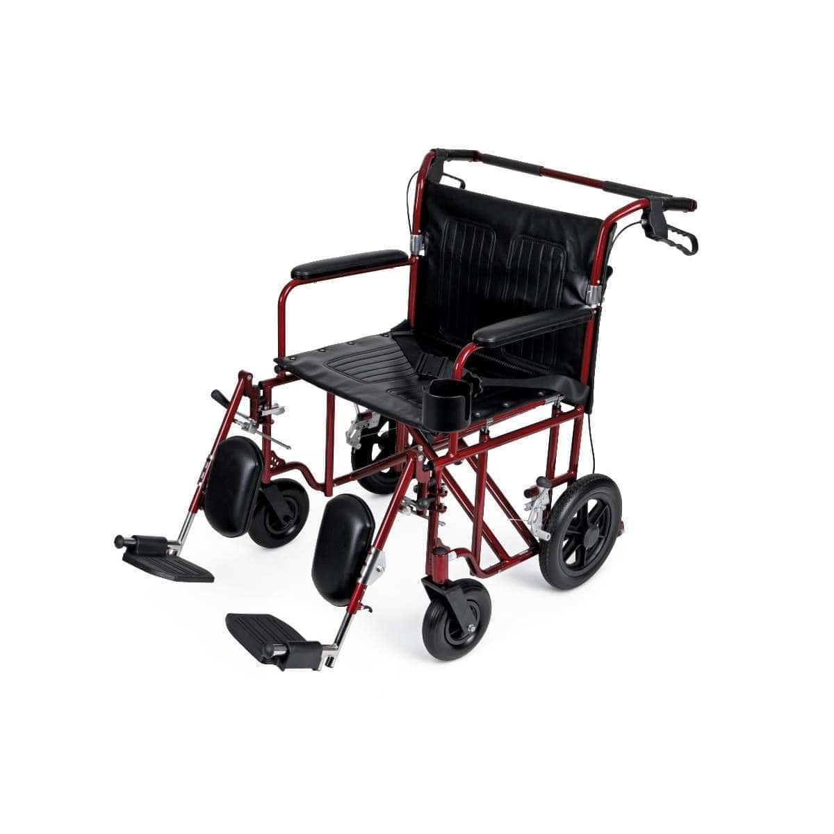 Medline Freedom Plus Lightweight Bariatric Transport Chair - Image 1