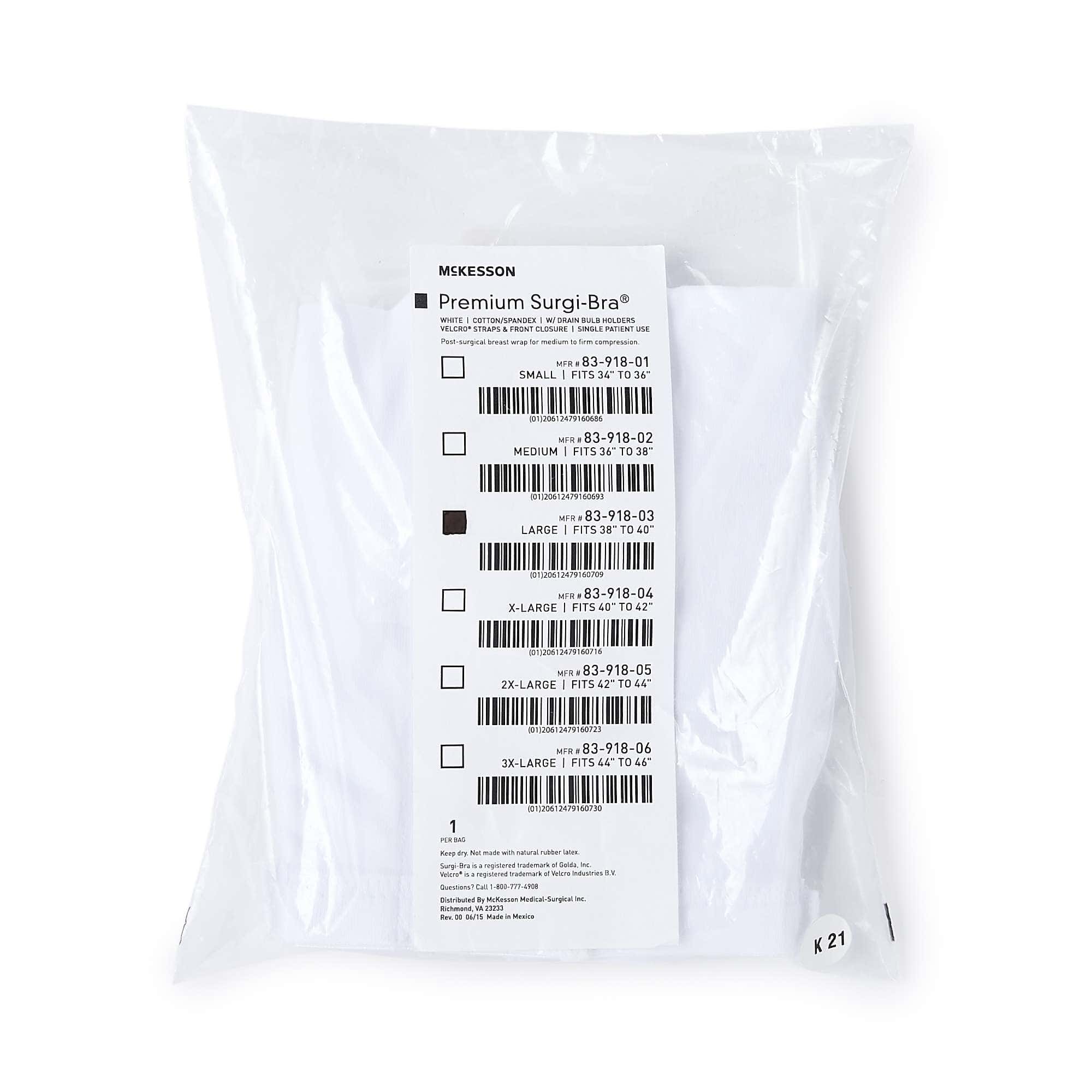 McKesson Premium Post-Surgical Bra - Image 2