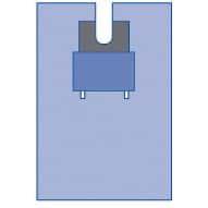 Medline OrthoMax Body Split Surgical Drape - Image 1