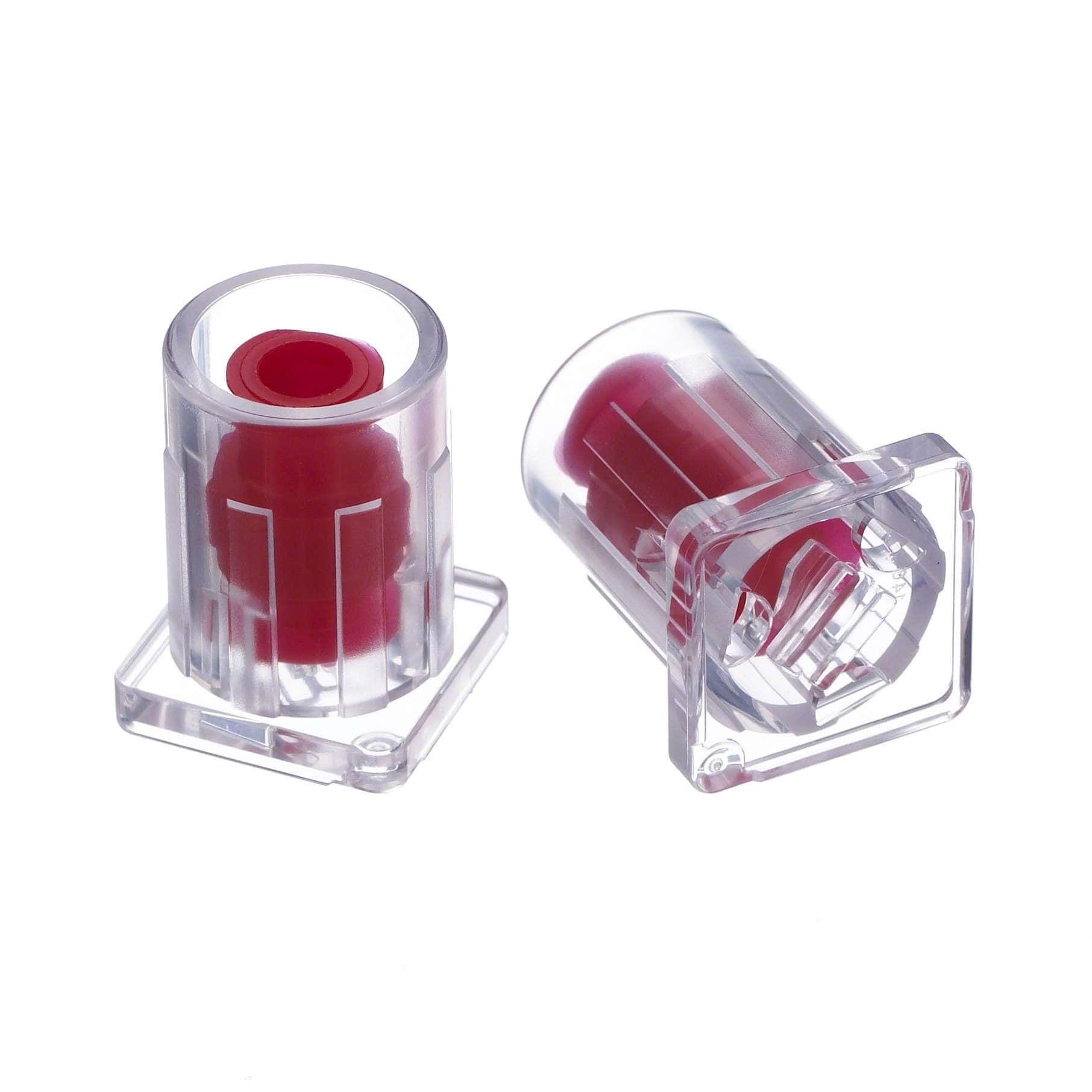 B. Braun Tamper Evident Syringe Cap, Red - Case of 500 - Image 1