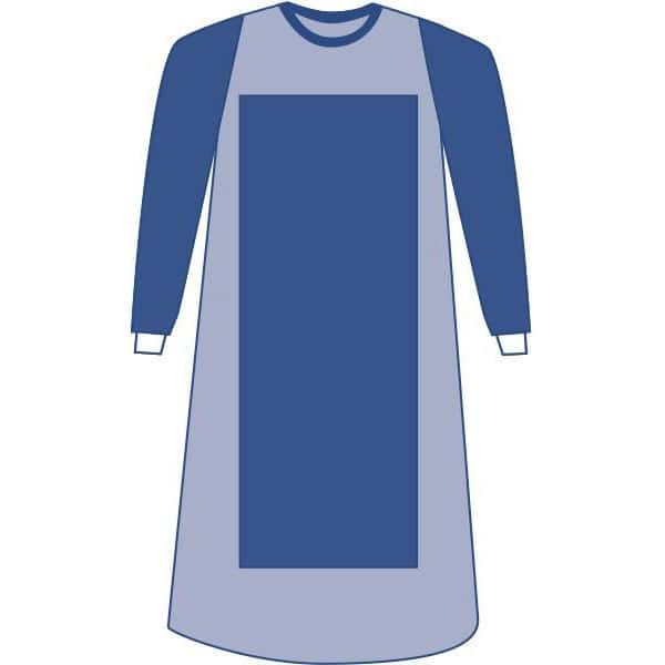 Medline Sirus Poly Reinforced Gown with Breathable Sleeves - Image 2