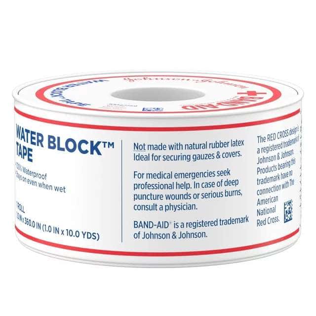 Band-Aid First Aid Waterblock Waterproof Adhesive Tape - Image 2