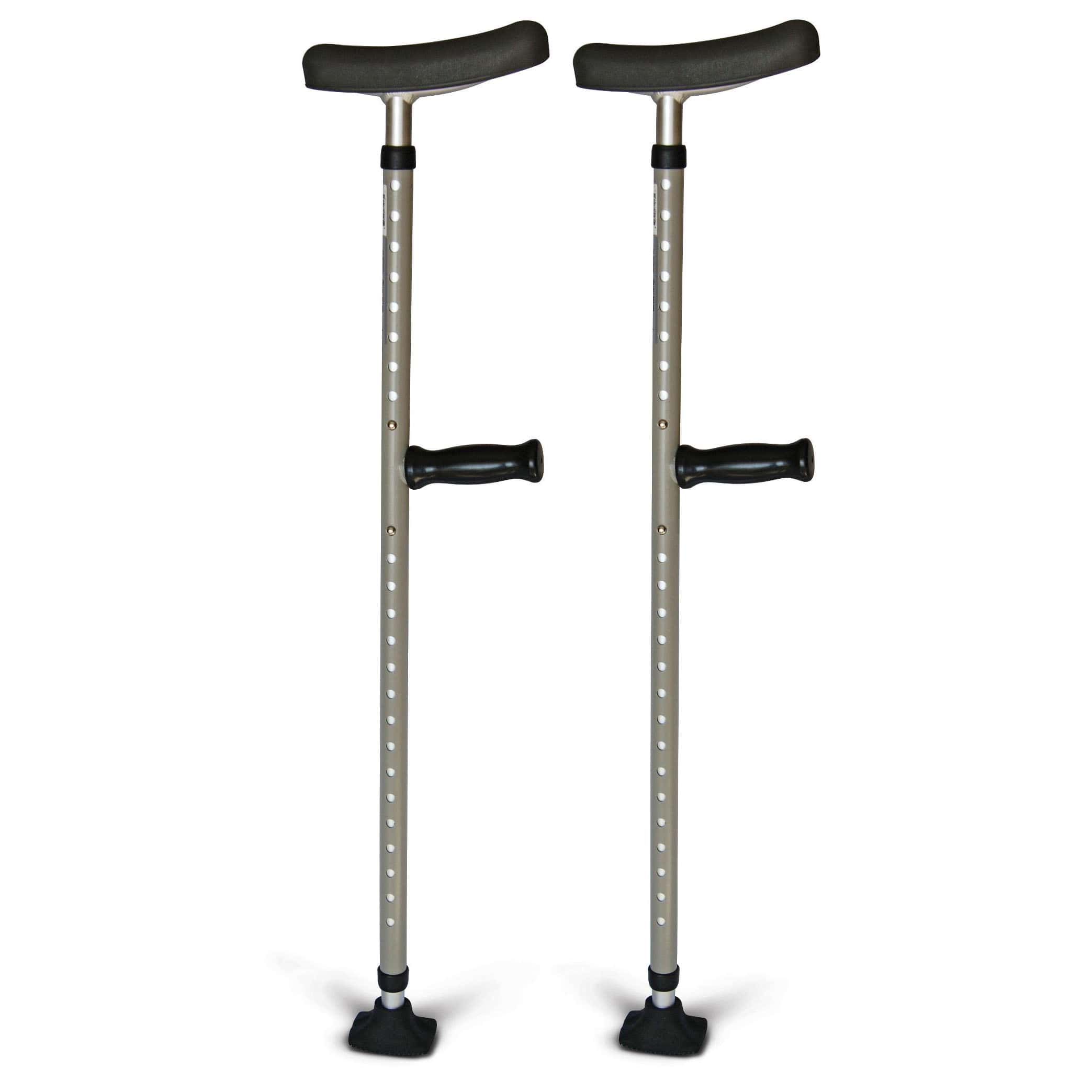 Medline Universal Steel Single-Tube Crutches - Case of 8 - Image 1