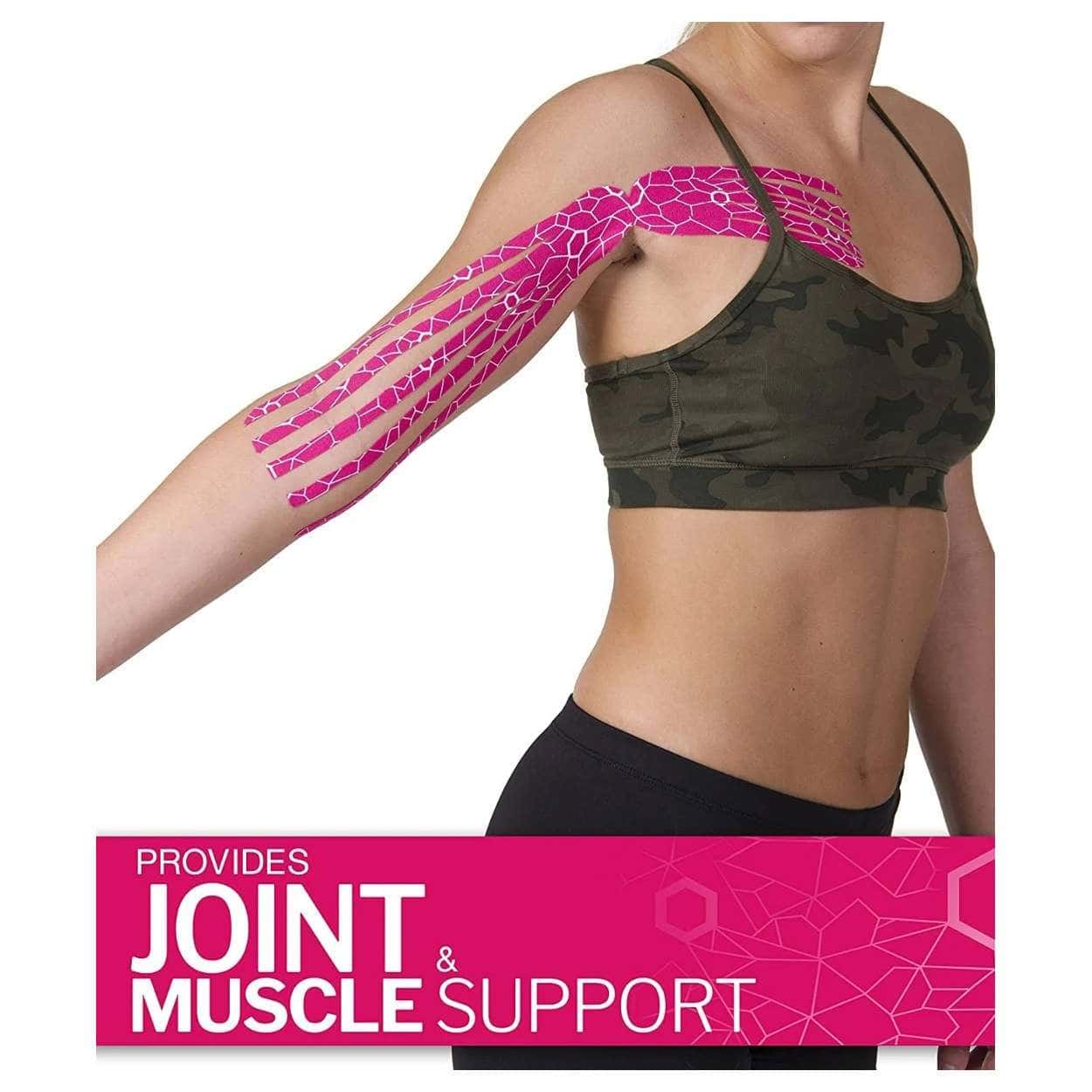 TheraBand Kinesiology Tape 2" x 10"-20 Precut Strips - Image 2