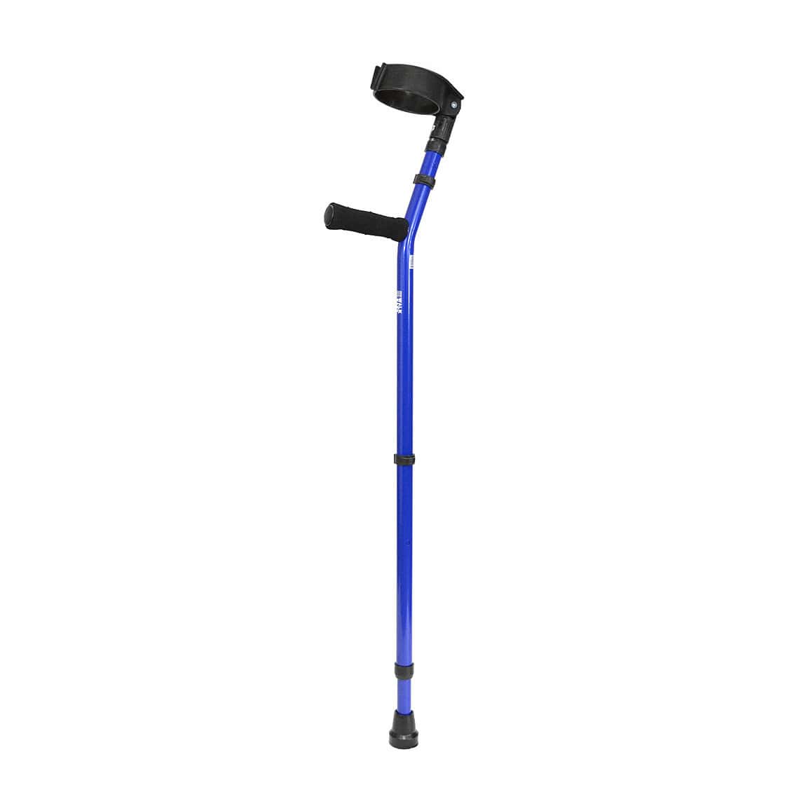 Walk Easy adult forearm bariatric crutches with full cuff (pair) - Image 1