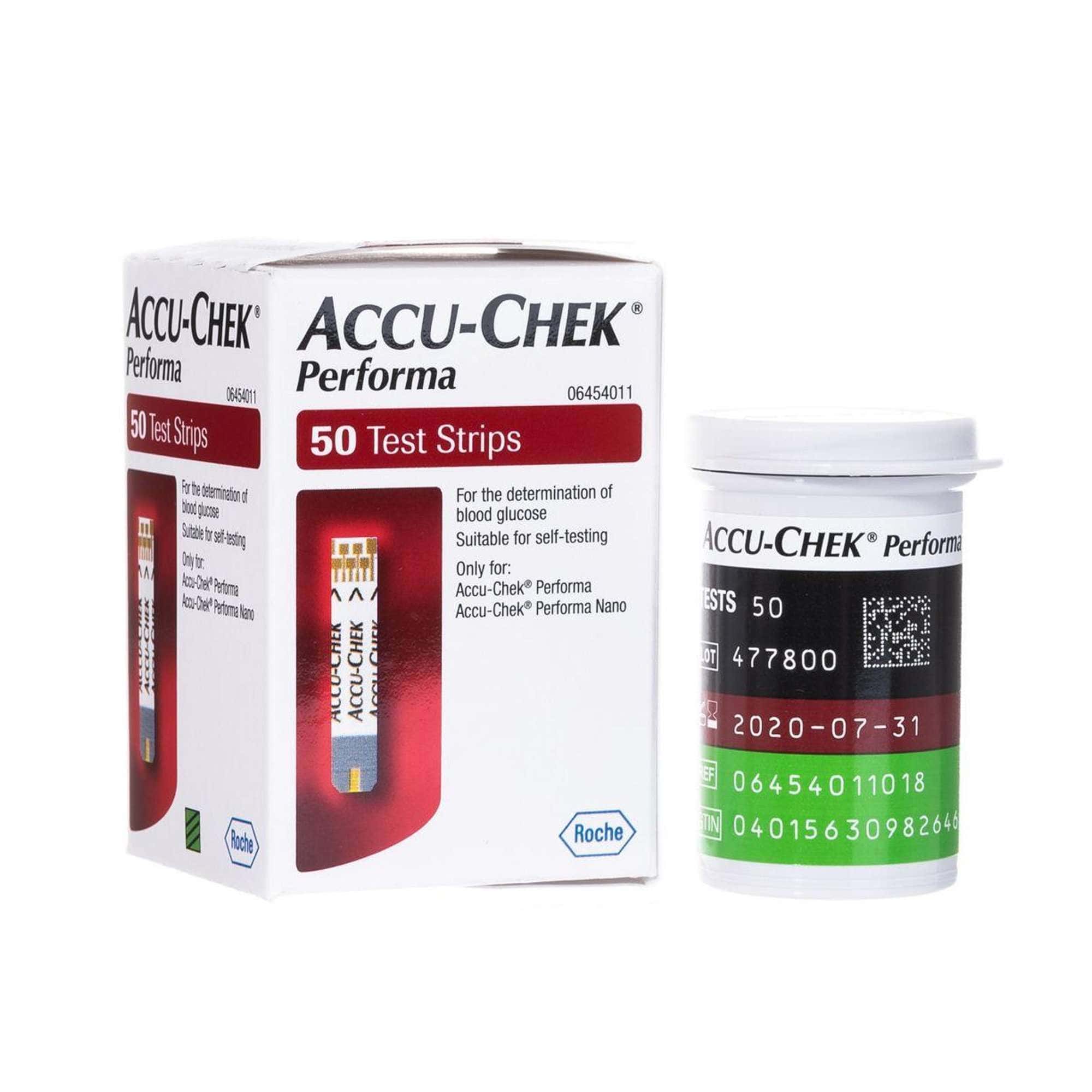 Accu-Chek Performa Blood Glucose Test Strips - Image 1