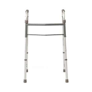 Medline Adult Folding Paddle Walker Without Wheels - Image 2