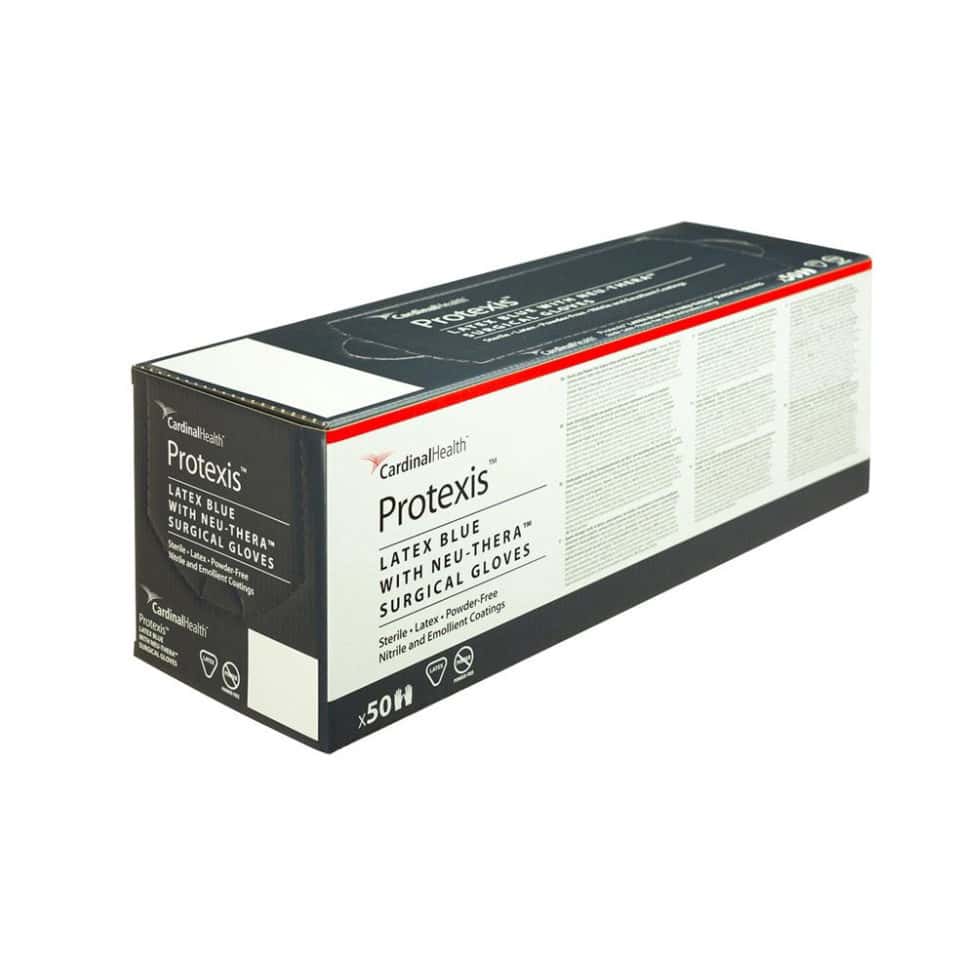 Cardinal Health Protexis Latex Blue with Neu-Thera Surgical Gloves - Image 1