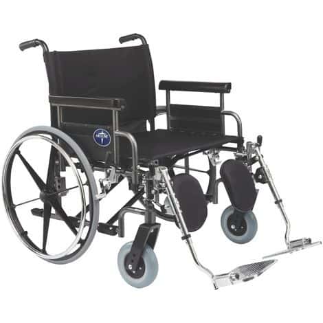 Medline Shuttle Extra-Wide Bariatric Wheelchair - Image 2