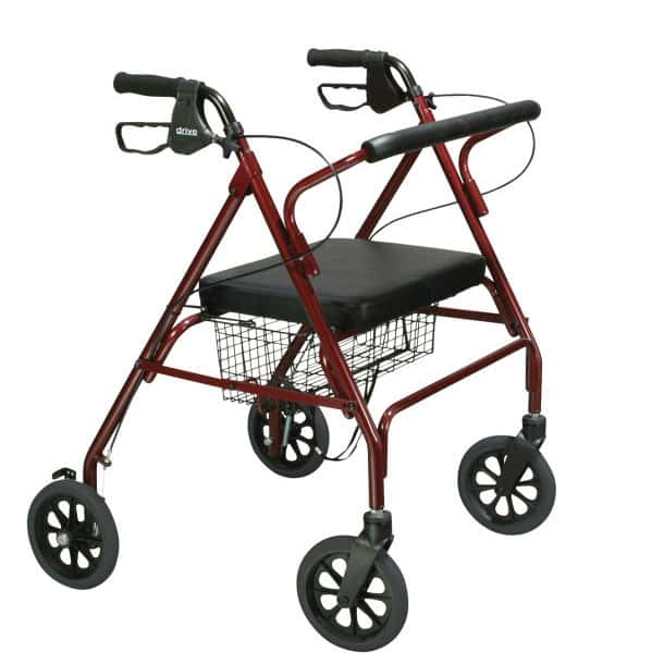 Drive Go-Lite bariatric steel rollator - Image 1