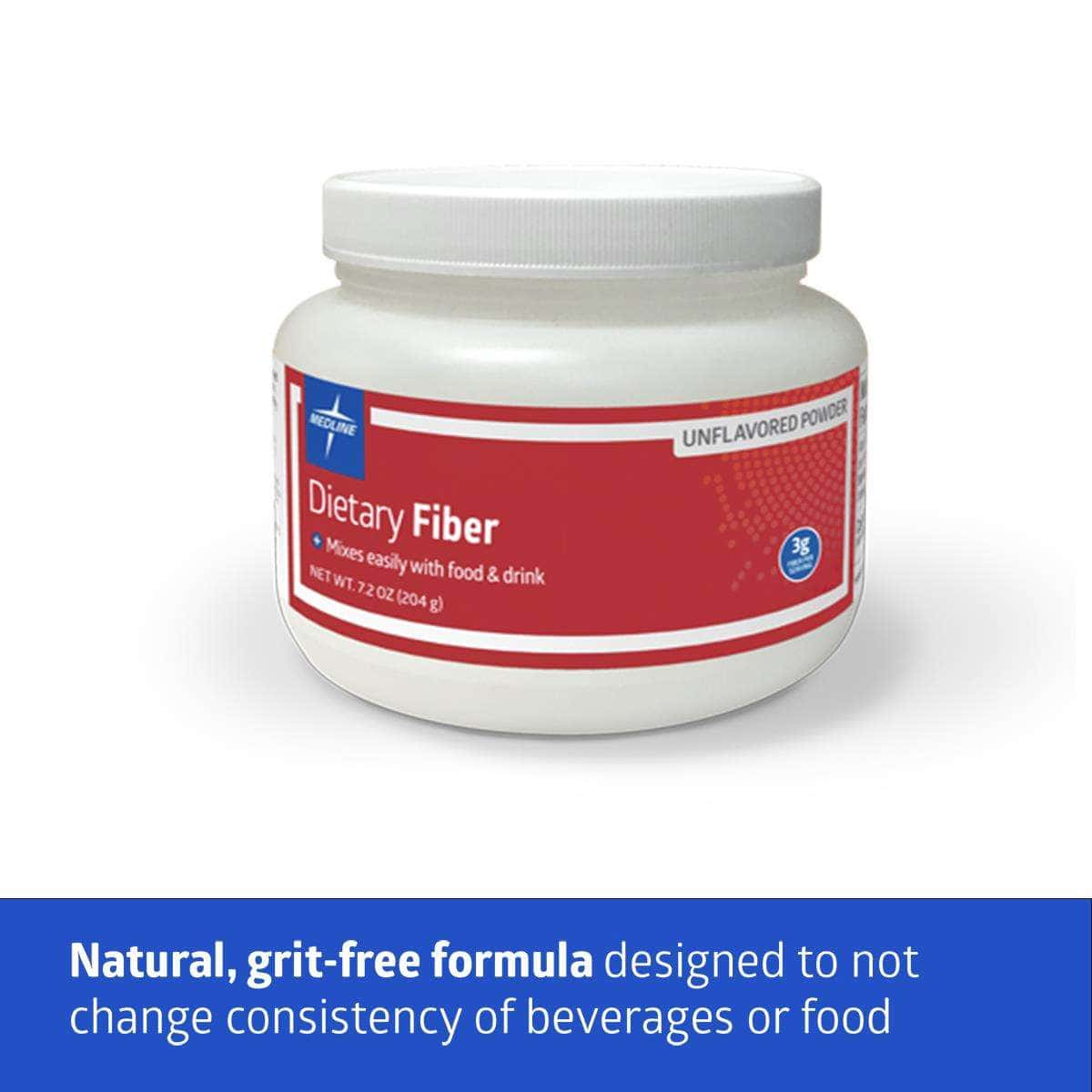 Medline Fiber Powder, 7.2 oz. Jar - Case of 6 - Image 2