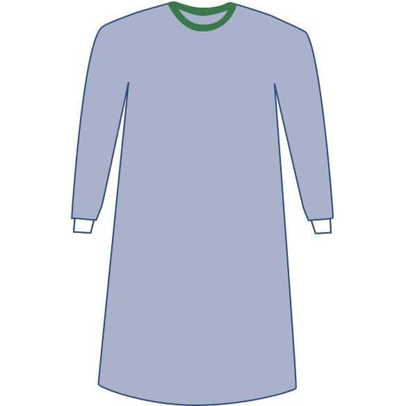 Medline Sterile Nonreinforced Eclipse Surgical Gowns with Towel - Image 2