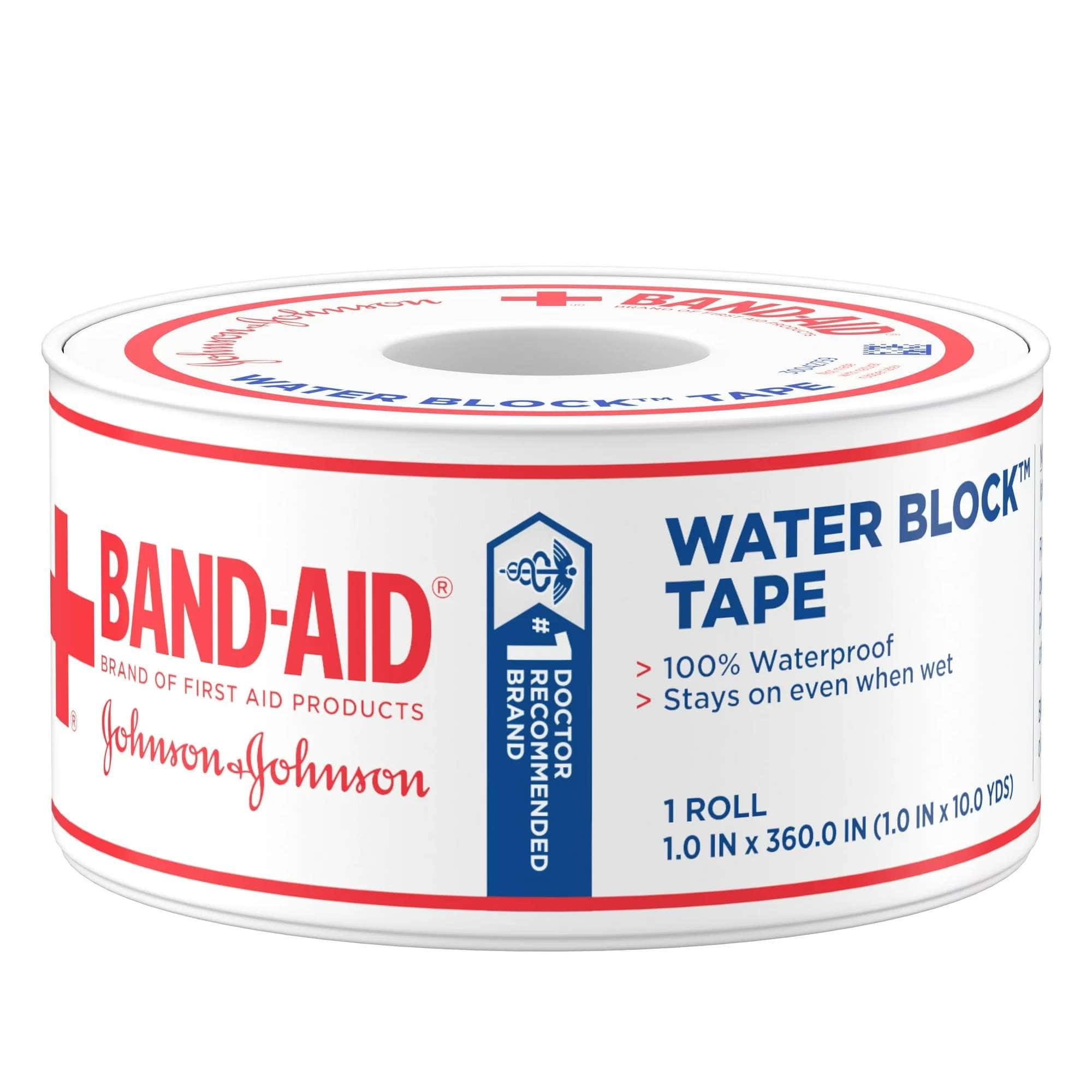Band-Aid First Aid Waterblock Waterproof Adhesive Tape - Image 1