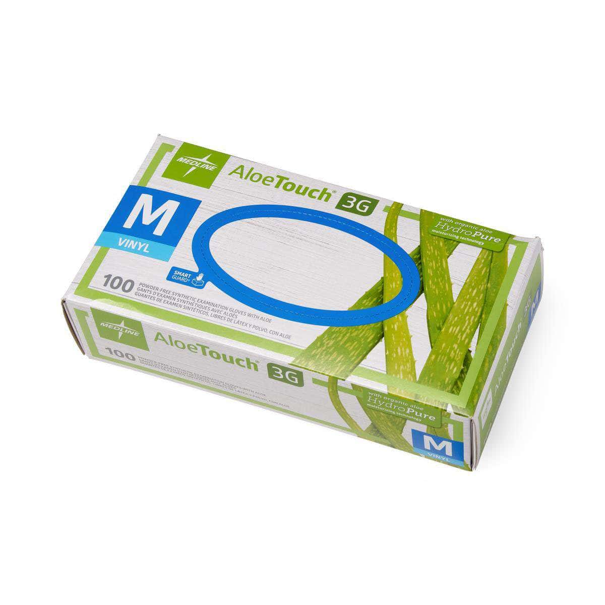 AloeTouch 3G Synthetic Vinyl Exam Gloves - Image 1